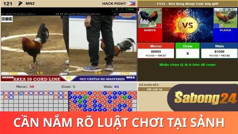 Cần nắm rõ luật chơi tại sảnh Cần nắm rõ luật chơi tại sảnh